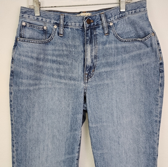 Madewell The Slouchy Boyjean High Rise Relaxed Jeans Rubyvale Wash Sz 32 EUC - Picture 5 of 12